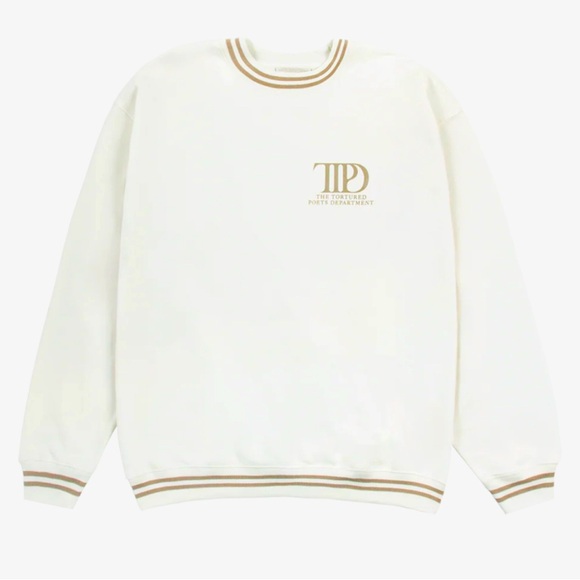 Taylor Swift Sweaters - Taylor Swift Tortured Poets Department Crewneck Sweater- Medium